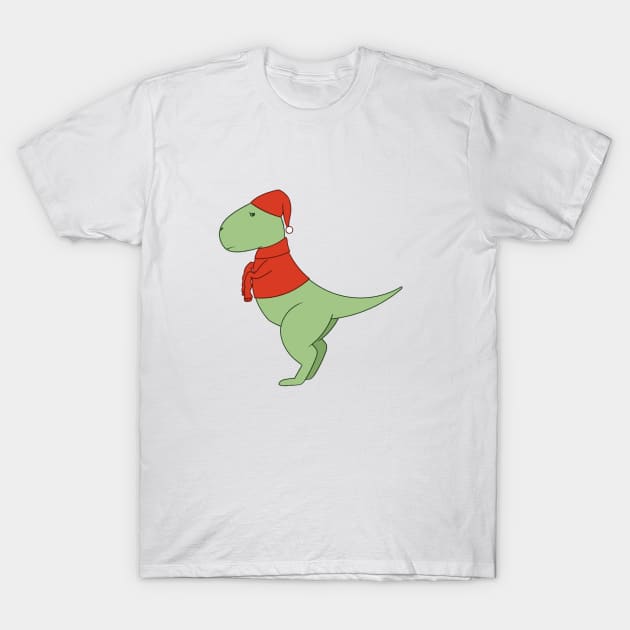 sad trex w/short arms because his favorite pullover doesnt fit T-Shirt by kitispa